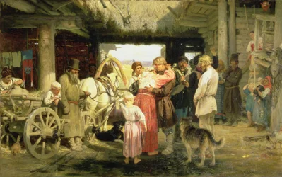 Le départ du nouveau recrue, 1879